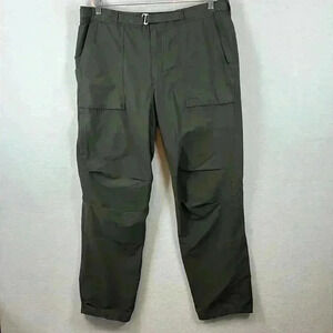 REI Co-op Men’s Hiking Pants Size 40Wx32L Gray-Green Nylon & Spandex